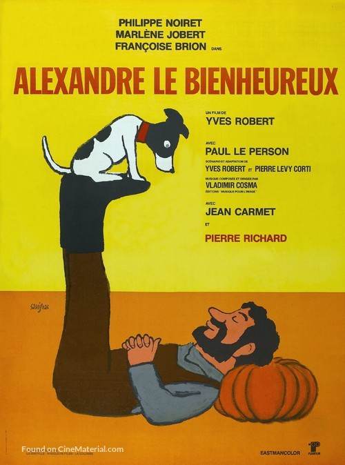 Alexandre le bienheureux - French Movie Poster