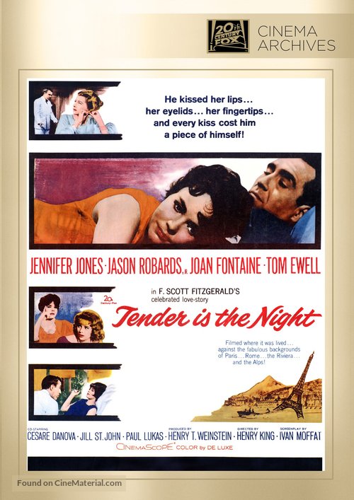 Tender Is the Night - DVD movie cover