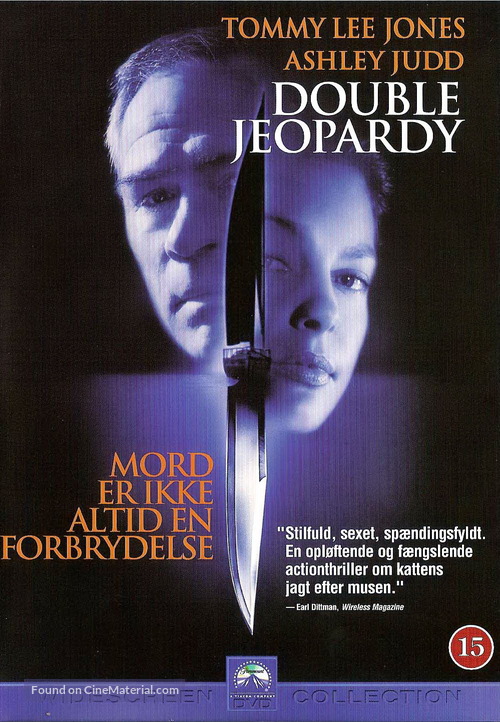 Double Jeopardy - Danish DVD movie cover