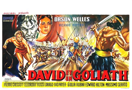 David e Golia - Belgian Movie Poster