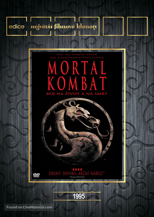 Mortal Kombat - Czech DVD movie cover