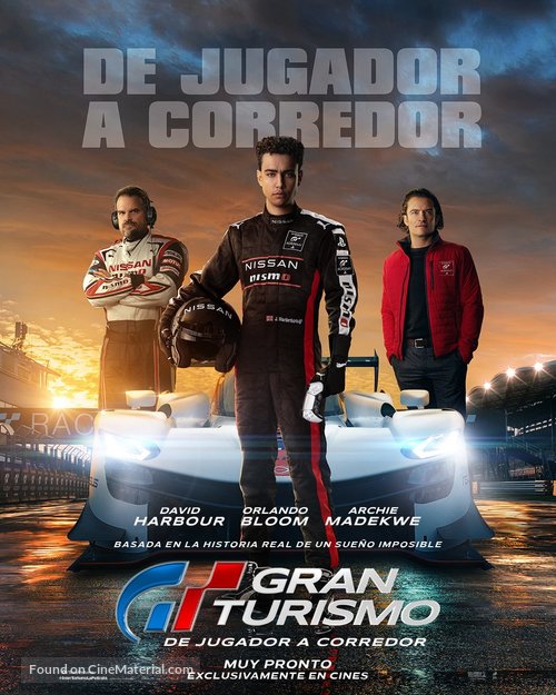 Gran Turismo - Mexican Movie Poster