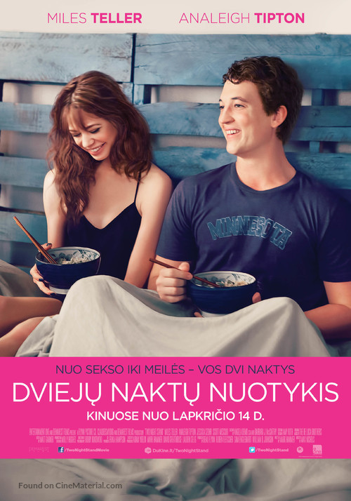 Two Night Stand - Lithuanian Movie Poster