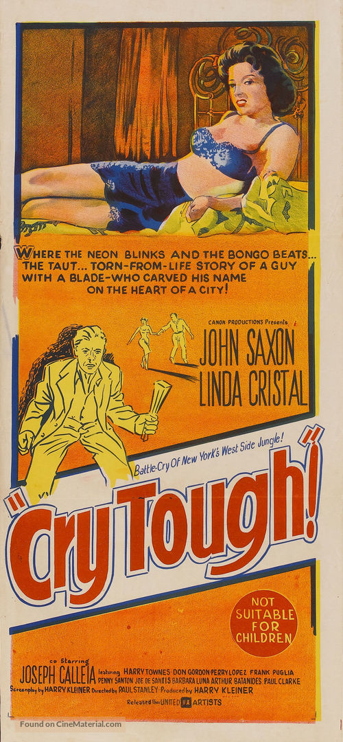 Cry Tough - Australian Movie Poster