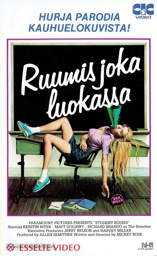 Student Bodies - Finnish VHS movie cover