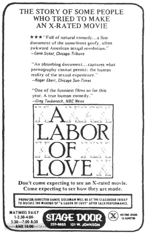 A Labor of Love - poster