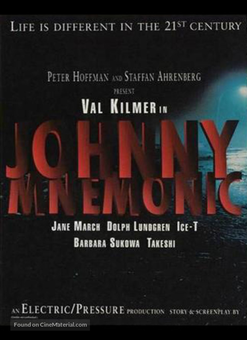 Johnny Mnemonic - Movie Poster