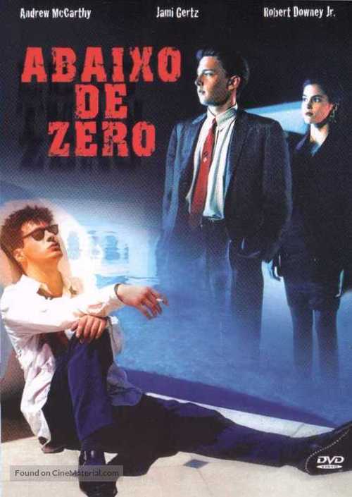 Less Than Zero - Brazilian DVD movie cover