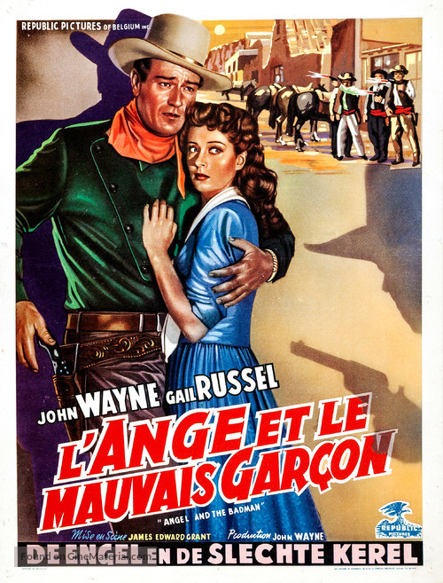 Angel and the Badman - Belgian Movie Poster