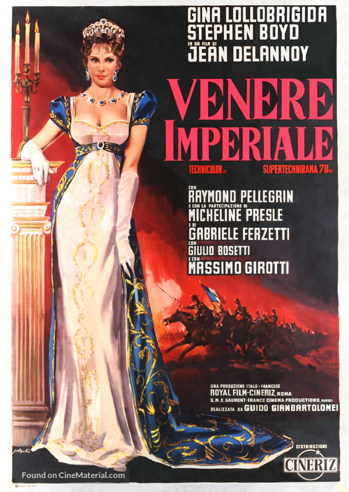 Venere imperiale - Italian Movie Poster