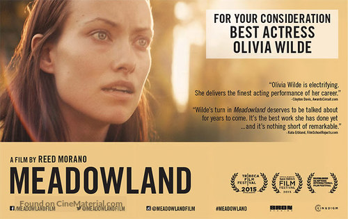 Meadowland - For your consideration movie poster
