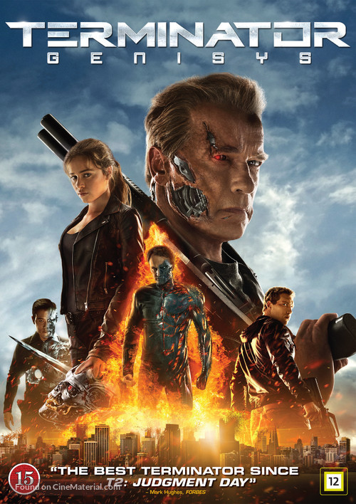 Terminator Genisys - Danish DVD movie cover