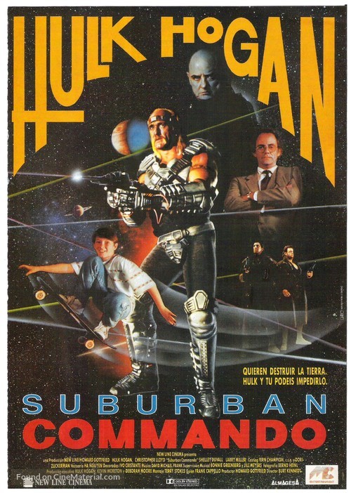 Suburban Commando - Spanish Movie Poster