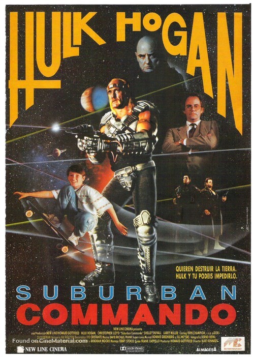 Suburban Commando - Spanish Movie Poster