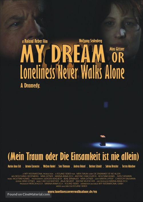 Mein Traum oder Die Einsamkeit ist nie allein - British Movie Poster