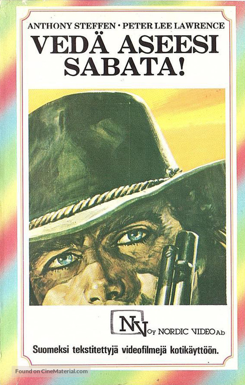 Arriva Sabata! - Finnish VHS movie cover