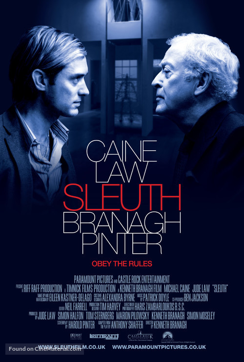 Sleuth - British Movie Poster