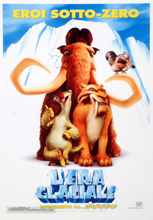 Ice Age - Italian Movie Poster
