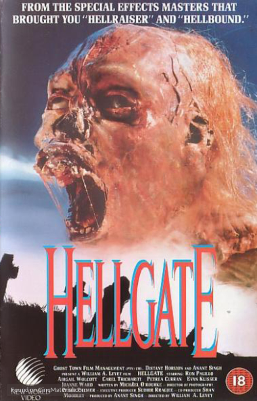 Hellgate - British VHS movie cover