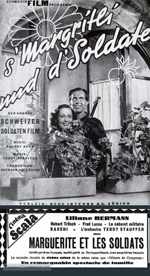 S&#039;Margritli und d&#039;Soldate: Ernstes und Heiteres aus der Grenzbesetzung - Swiss Movie Poster