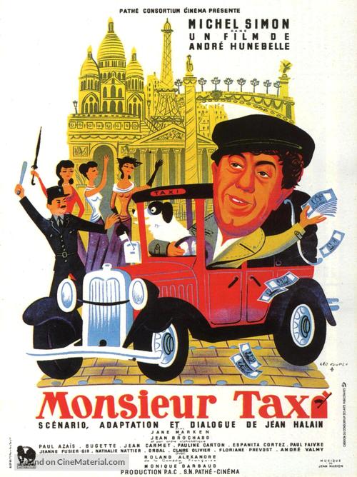 Monsieur Taxi - French Movie Poster