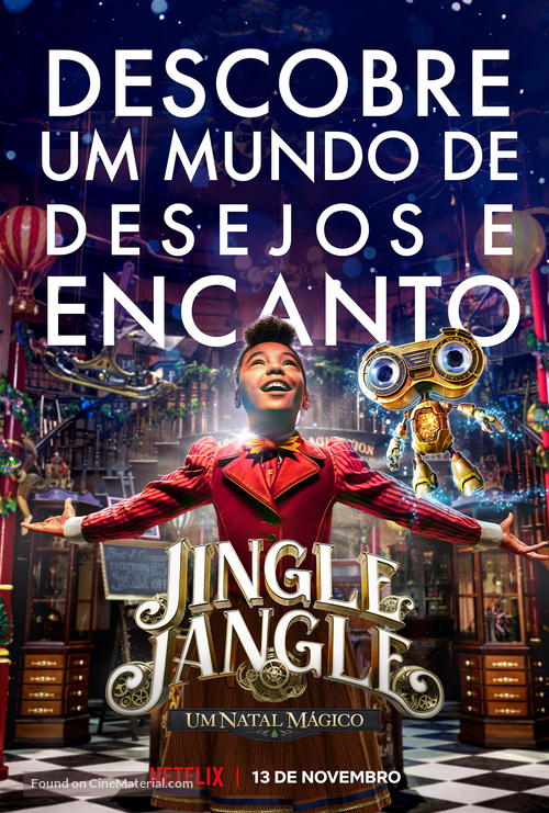 Jingle Jangle: A Christmas Journey - Portuguese Movie Poster
