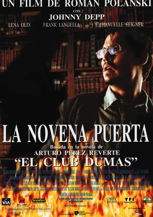 The Ninth Gate - Spanish Movie Poster