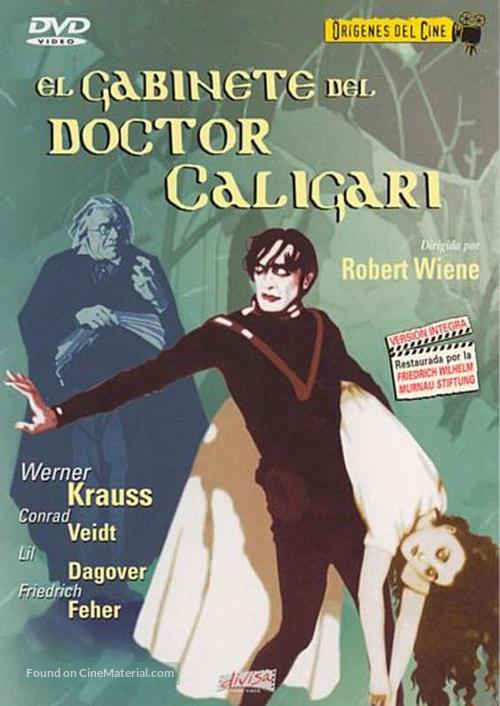 Das Cabinet des Dr. Caligari. - Spanish DVD movie cover