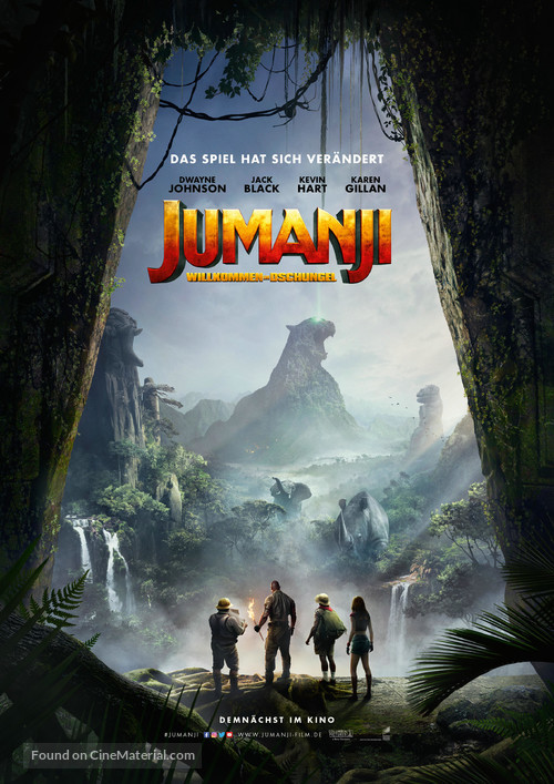 Jumanji: Welcome to the Jungle - German Movie Poster