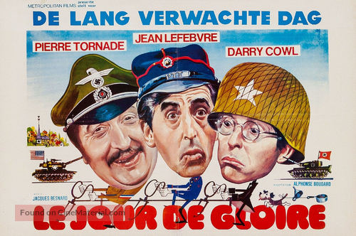 Le jour de gloire - Belgian Movie Poster