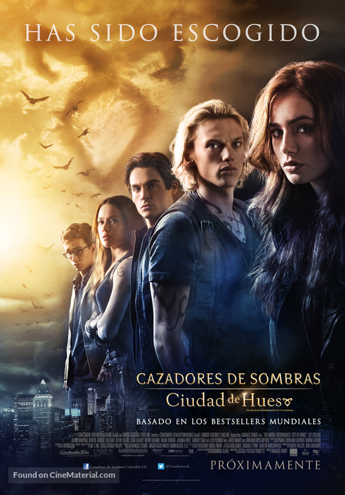 The Mortal Instruments: City of Bones - Colombian Movie Poster