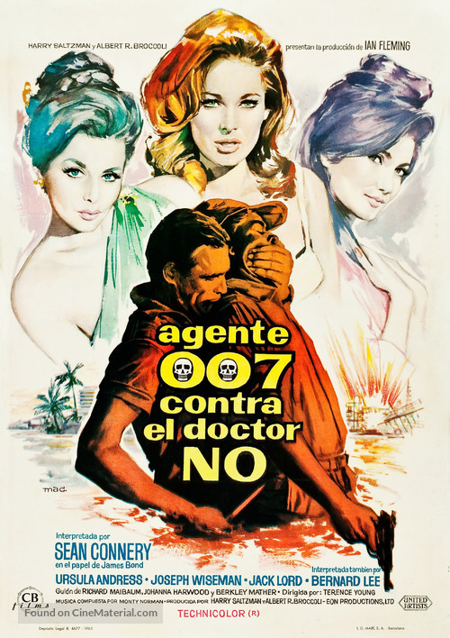 Dr. No - Spanish Movie Poster