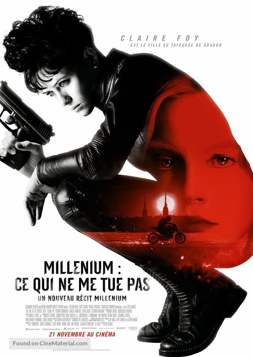 The Girl in the Spider&#039;s Web - Belgian Movie Poster