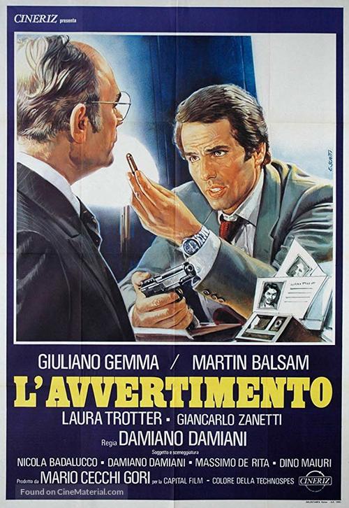 L&#039;avvertimento - Italian Movie Poster