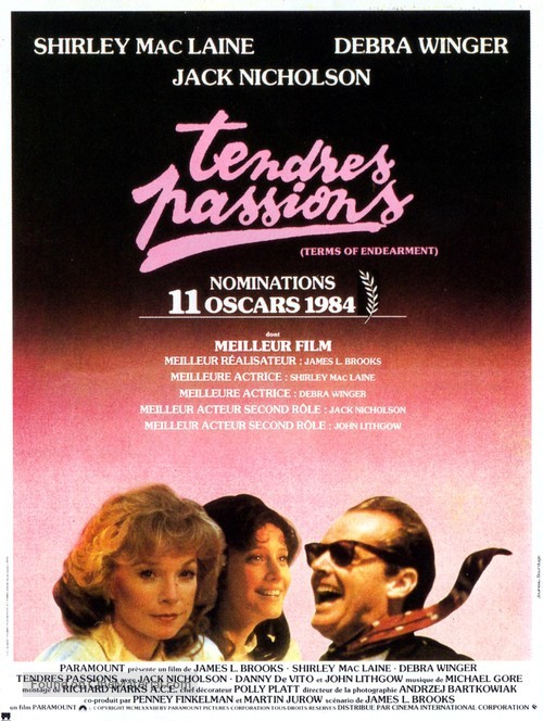 Terms of Endearment - French Movie Poster