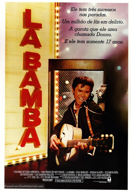 La Bamba - Brazilian Movie Poster