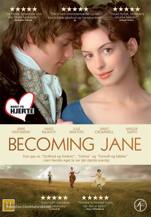 Becoming Jane - Danish DVD movie cover
