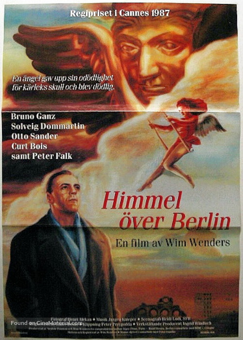 Der Himmel &uuml;ber Berlin - Swedish Movie Poster
