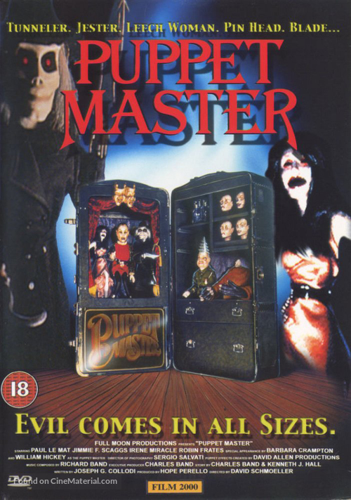 Puppet Master - British DVD movie cover