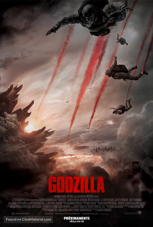 Godzilla - Mexican Movie Poster
