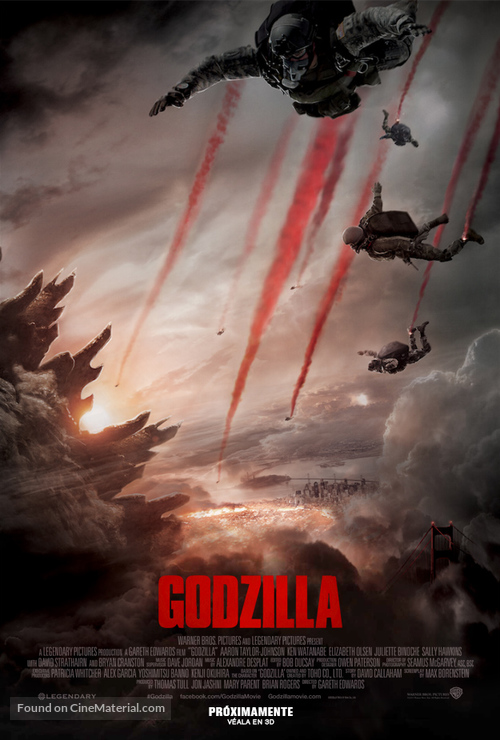 Godzilla - Mexican Movie Poster