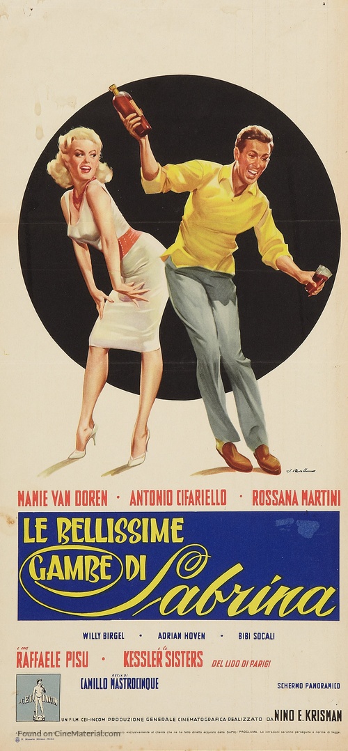 Le bellissime gambe di Sabrina - Italian Movie Poster