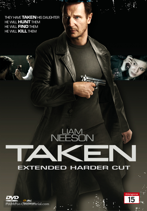 Taken - Norwegian DVD movie cover