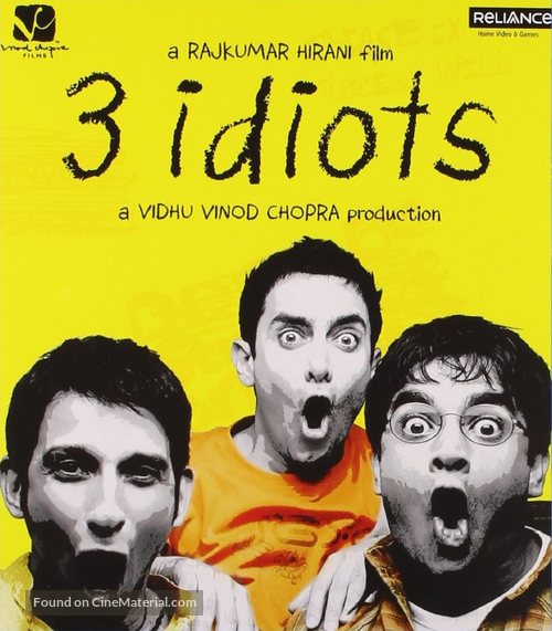 Three Idiots - Indian Movie Cover