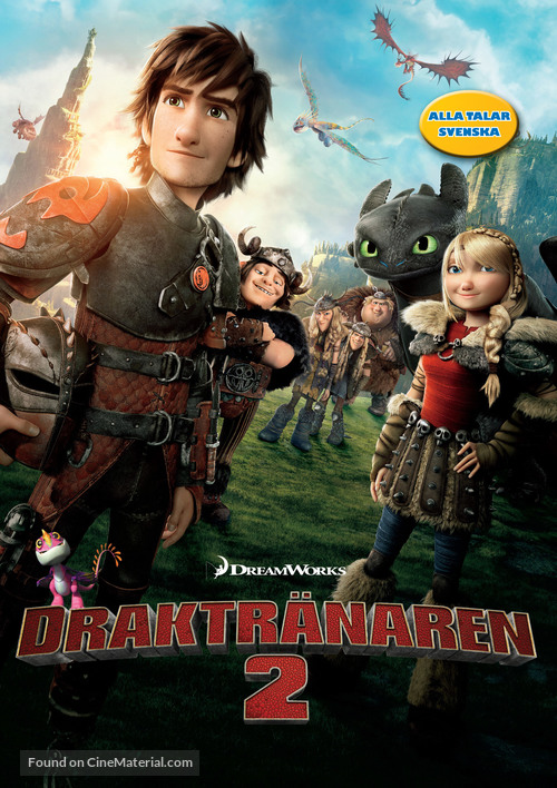 How to Train Your Dragon 2 - Swedish DVD movie cover