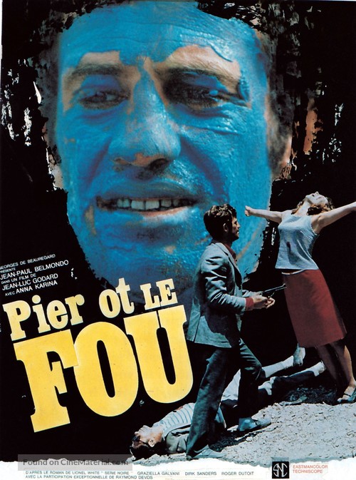 Pierrot le fou - French Movie Poster