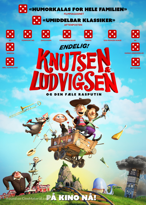 Knutsen &amp; Ludvigsen og den f&aelig;le Rasputin - Norwegian Movie Poster