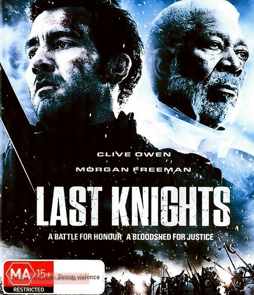 The Last Knights - Australian Blu-Ray movie cover