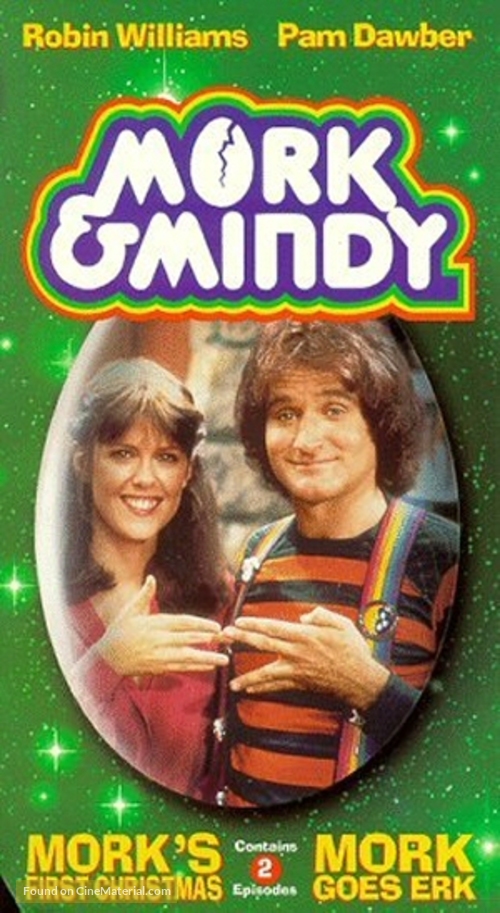 &quot;Mork &amp; Mindy&quot; - VHS movie cover