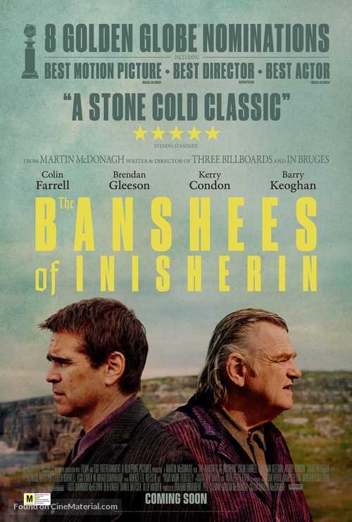 The Banshees of Inisherin - New Zealand Movie Poster
